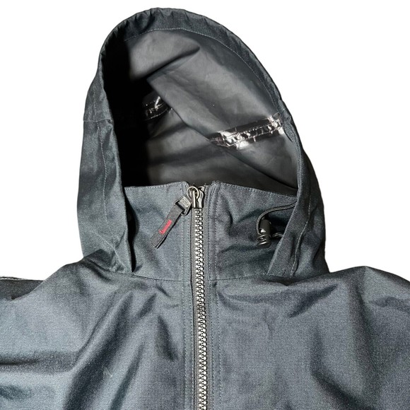 Aigle 1853 Heavy Set Full Zip Hooded Green Bomber Jacket Arm Patch Mens Size XL - Picture 5 of 9